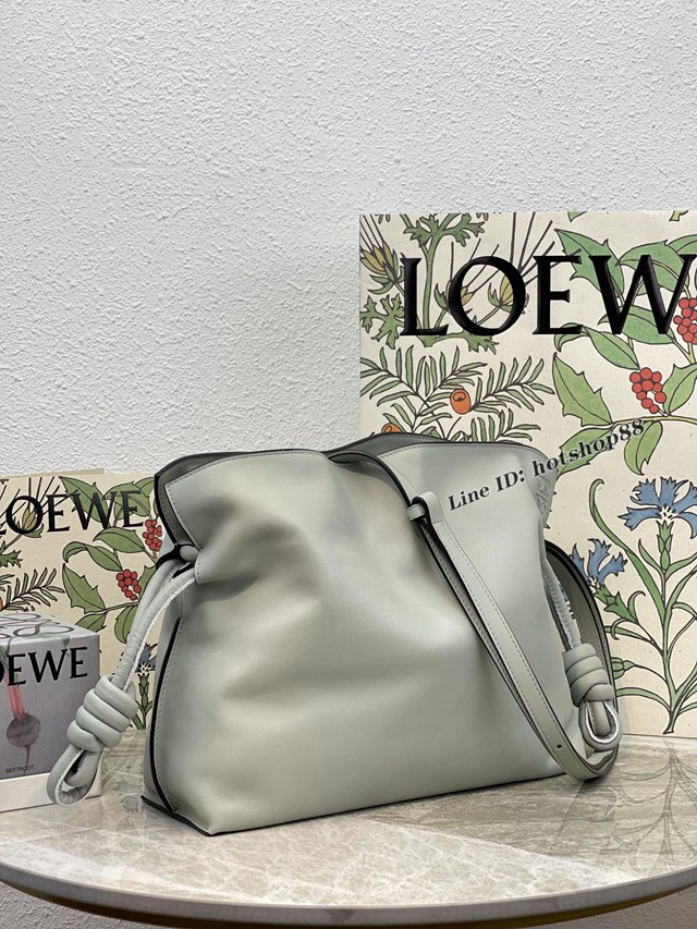 Loewe專櫃2022新款小牛皮肩背女包 羅意威Flamenco clutch系列升級版福袋大號 10856 lyw1147